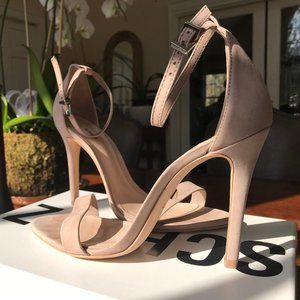 Schutz Cadey-Lee Neutral Single Strap Size 8.5 B